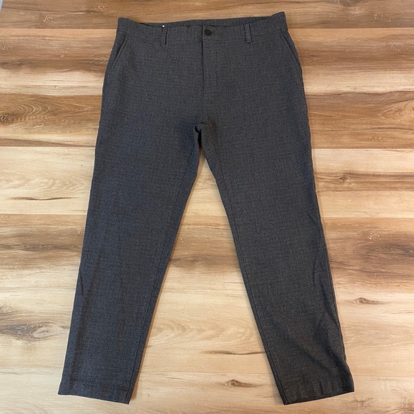 Zara Mens Dress Pants Size 38 Gray Textured Business Casual Career - Picture 1 of 9